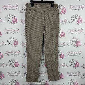 S.C & Co straight leg pants bottoms Classic Houndstooth Straight Leg ankle pant